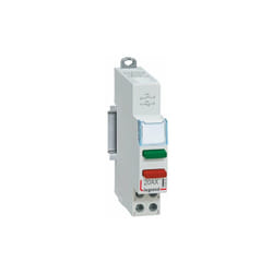 Legrand - Poussoir modulaire double fonction contact 1NO+1NF sans voyant - 1 module