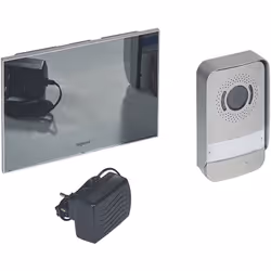 Le Kit Portier Vidéo Legrand, avec son design inspiré de la finesse des écrans TV LED, intègre parfaitement les intérieurs mo ...