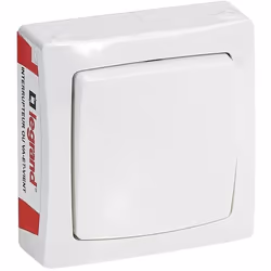 Interrupteur - LEGRAND - ASL va-et-vient - Blanc - 10A - A encastrer