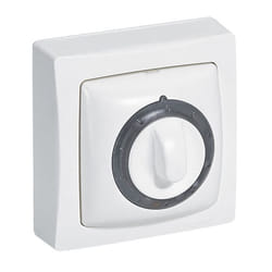 LEGRAND Interrupteur temporisé lumineux saillie blanc