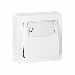 Bouton poussoir LEGRAND avec porte-étiquettes en saillie blanc Avec porte étiquette pour repérage Connexion par bornes à vis ...