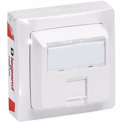 La prise RJ45 multimédia catégorie 5E FTP Appareillage Saillie finition blanc de Legrand est idéale pour la rénovation pour u ...