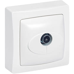 Legrand - Prise tv Blanc Saillie - Installation Facile