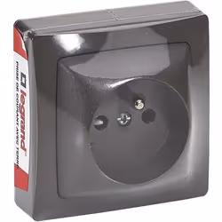 Prise électrique - LEGRAND - ASL - 2P+T - Marron - Intérieur - 16A