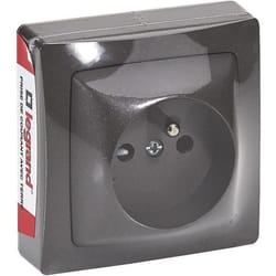 Prise électrique - LEGRAND - ASL - 2P+T - Marron - Intérieur - 16A