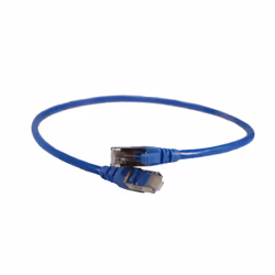 Cordon de brassage - LEGRAND - Cat.6 F/UTP écranté - Bleu - 0,5m - LCS²