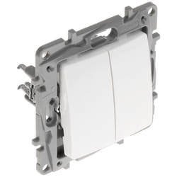 Interrupteur - LEGRAND - Niloé - Double va et vient - 10A - Intérieur - A encastrer