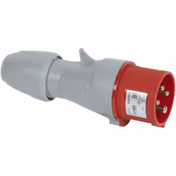 La fiche de puissance mâle Legrand 16A, 400V, avec terre et IP44, à 4 broches, est conçue pour des connexions industrielles r ...