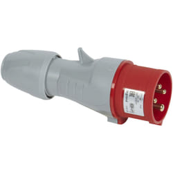 Legrand - Fiche de puissance mâle avec terre 16A - 400V - Droite - IP44 - 4 broches