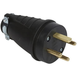 Fiche mâle 3P+T - LEGRAND - 20A - 380V - Caoutchouc - Noir
