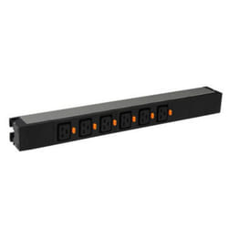 Legrand 646807 unité de distribution d'énergie 6 sortie(s) CA 1U Noir