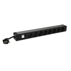 Legrand 646823 unité de distribution d'énergie 8 sortie(s) CA 1U Noir