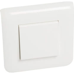 LEGRAND Interrupteur simple Mosaic avec plaque 10 A blanc
