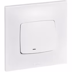 L'interrupteur ou va-et-vient lumineux Neptune, en finition blanche, est une solution monobloc simple et robuste, idéale pour ...