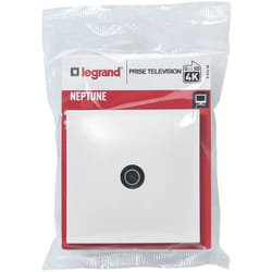 Prise tv simple Neptune - Blanc - Legrand