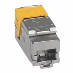 Legrand 033775, RJ-45, Acier, Jaune, Cat6a, S/UTP (STP), 272 g, 6 pièce(s)