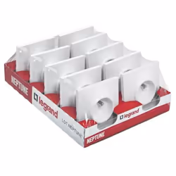 Lot de 10 prises de courant 2P+T 16A complet Neptune - Blanc Simple, économique et résistante, la gamme Neptune de Legrand se ...