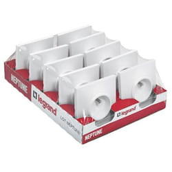 Legrand - Lot de 10 prises de courant 2P+T 16A complet - Neptune - Blanc