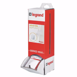Simple, économique et résistante, la gamme Neptune de Legrand se caractérise par une finition blanche avec un design aux form ...