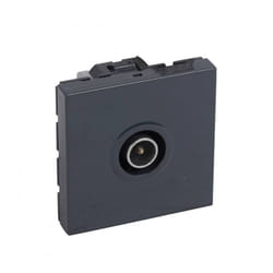 Legrand - mosaic prise tv simple anthracite 079182