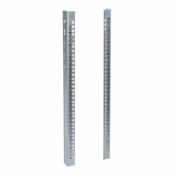 Legrand 6 462 42, Rail d’étagère, Argent, 12U, 48,3 cm (19"), 2 pièce(s)
