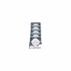 Legrand - Celiane lot de 5 prises blanches sans plaque