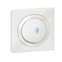 Poussoir Legrand 600014 IP44 Blanc - Interrupteur électrique avec voyant lumineux