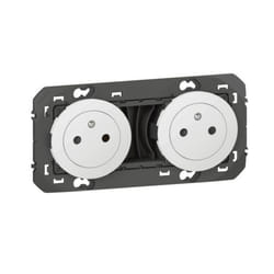 Prise de courant DOOXIE 2 x 2P+T surface 16A précâblées - LEGRAND - 600332