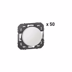 Legrand - Dooxie Lot de 50 interrupteurs ou va-et-vient dooxie 10AX 250V finition blanc