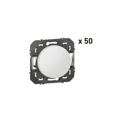 Legrand - Dooxie Lot de 50 interrupteurs ou va-et-vient dooxie 10AX 250V finition blanc