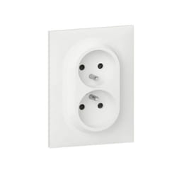 Double prise de courant 16A DOOXIE Easyréno 2P+T - LEGRAND - 600721