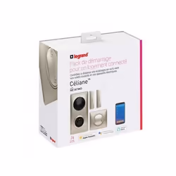 Kit de démarrage - LEGRAND - Céliane with Netatmo - Couleur Titane - Commandes sans fil - Intérieur