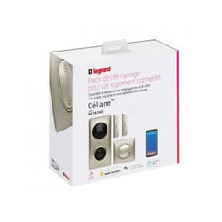 Kit de démarrage - LEGRAND - Céliane with Netatmo - Couleur Titane - Commandes sans fil - Intérieur