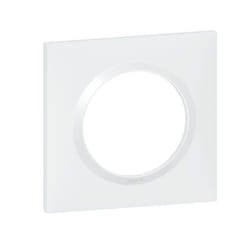 Plaque carrée DOOXIE finition blanc 1 poste - LEGRAND - 600801