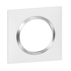 Plaque 1P blanc chrome Dooxie