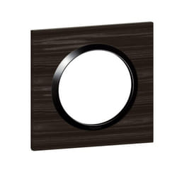 Plaque 1P style bois ébène Dooxie