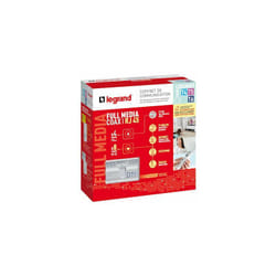 Coffret de communication - full media coaxial et rj45 pour t4 a t6 Legrand 093077