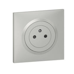 LEGRAND - Prise 2P+T surface alu complet Dooxie
