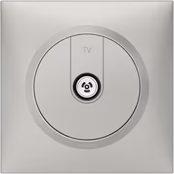 La prise TV étoile blindée Dooxie avec plaque carrée en aluminium, proposée par Legrand, est spécialement conçue pour offrir  ...