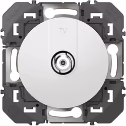 Optimisez la qualité de réception de vos équipements audiovisuels avec la prise TV Type F à visser Legrand Dooxie – finition  ...