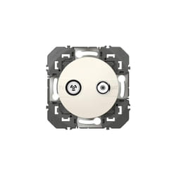 Prise TV-SAT étoile blindée LEGRAND Dooxie blanc
