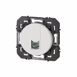 Prise blindée RJ45 cat6 STP dooxie finition blanc - LEG 600375/s