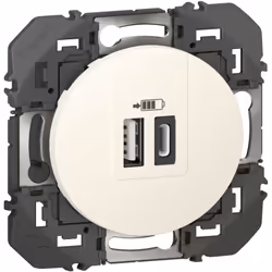 Description générale Ce chargeur USB Dooxie permet de charger simultanément deux appareils grâce à ses ports USB Type A et Ty ...