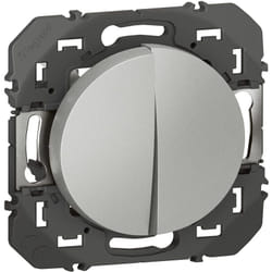 Interrupteur Double Legrand Dooxie - Commande Éclairage