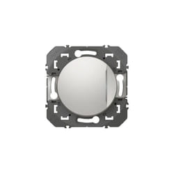 Interrupteur avec voyant témoin Legrand Dooxie 10AX aluminium