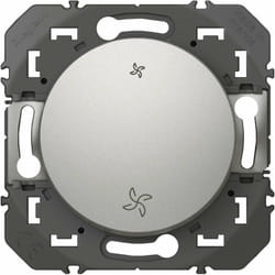 Legrand - Interrupteur de vmc dooxie composable aluminium