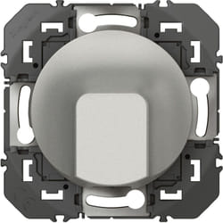 Legrand - Sortie de câble standard Dooxie - Finition Alu