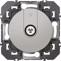 Prise tv Dooxie, LEGRAND, aluminium