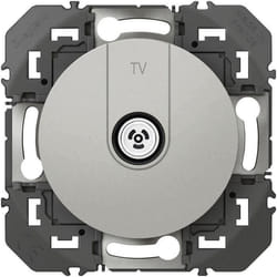 Prise tv Dooxie, LEGRAND, aluminium
