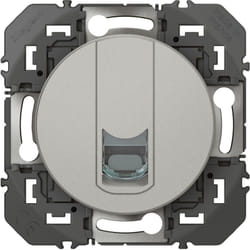 Legrand - Prise blindée RJ45 cat6 stp dooxie finition alu